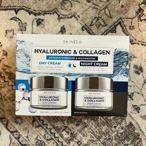 Hyaluronic & Collagen Moisturizer Set - Silver